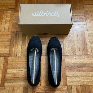Allbirds Women's Wool Breezers Ballet Flats Slip-Ons - Natural Black Grey Size 8